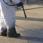 Juno protective roof coatings over foam